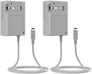 RuntoGOL AC Power Charge Replacement for 2DS 3DS Console,Power Adapter for 3DS/3DSXL/DSi/DSi XL/2DS/2DS XL/New 3DS XL,100~240V Wall Plug(2Pcs Charger)