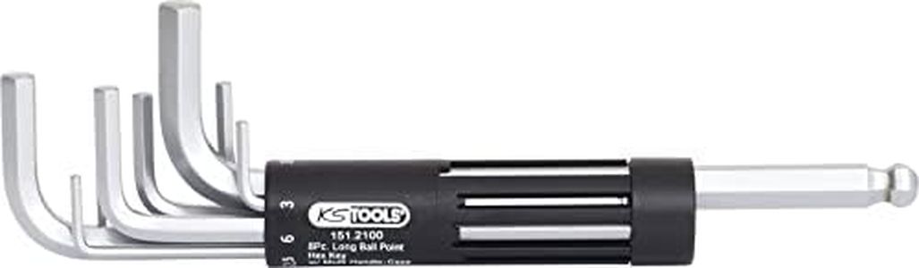 Kstools Jeu de clés mâles 6 pans tête sphérique longues KS TOOLS - 2-2.5-3-4-5-6-8-10 mm – 151.2100