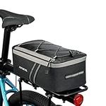 JXFUKAL Rear Bike Rack Bag with Rai