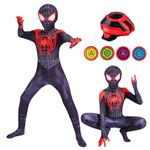 Yonwase Spider Costume Kids,Halloween Costume,Spider Costume Suit,3D Style Jumpsuit Halloween Cosplay Costume for Boy Girl