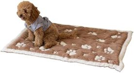 Little Dedi Organic Cotton Pet Mat 28x40 in, Biscuit Beige, Crate Pad