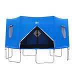 12FT Trampoline Tent, Fits for 6 Straight Pole Round Trampoline, Trampoline Tent Cover (Tent Only)