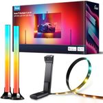 Govee TV Backlight 3 Lite Kit, 11.8ft RGBICW Wi-Fi TV LED Strip Light with Camera and 15 Inch Smart Light Bars with 4-in-1 Light Beads, LED Lights for 55-65 inch TVs - Works with Alexa & Google Home