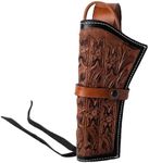 Hulara Leather Western Gun Holster Heritage Rough Rider .Colt SAA Ruger Wrangler Single Six Vaquero Uberti Cattleman Cowboy Holsters for 4.75" and 5.5" Barrel Revolvers Heritage Holster