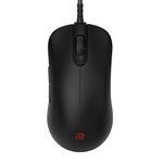 BenQ ZOWIE ZA11-C Symmetrical Gaming Mouse for Esports |Weight-Reduced | Paracord Cable & 24-step Scroll Wheel for More Personal Preference| Driverless | Matte Black Coating | Large Size