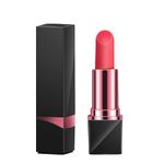 Women's Portable Rechargeable Lipstick Multi Frequency Strong Vibration Tool Black SKINSOUL