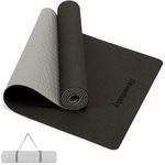 Devonlosky Yoga Mat, Non-slip Eco Friendly Exercise Yoga Mat for Men and Women, 1/3-Inch Thick High Density Pro Mat with Carrying Strap for Yoga Pilates and Fitness Exercise