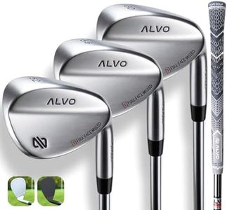 ALVO GOLF Premium Golf Wedges 52/56/60 Sets or Individual Wedges - 52 degree Gap Wedge, 56 degree Sand Wedge, 60 degree lob Wedge Golf Club - Pitching Wedge for Men Right Hand - Wedges Golf - Max spin