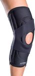 DonJoy Lateral J Patella Knee Support Brace with Hinge: Drytex, Left Leg, Medium