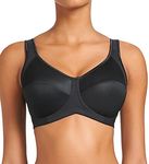 Freya Core Underwired Sports Bra Black Black 32FF