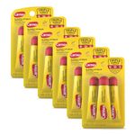 Carmex Lip Balm Tube Classic Medicated 0.35 Ounce 3 Count (10.3ml) (6 Pack)