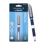 Luxor Schneider One Change | Rollerball Pen | Pack of 1 | Ink Colour- Black | 0.6 mm Cone Tip | Refillable Waterproof Ink | 1600 Metres Writing Length | Ideal For Professionals