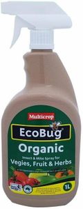 Multicrop Ecobug Organic Insect & Mite Spray 1 Litre