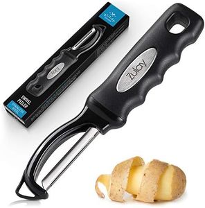 Premium Swivel Vegetable Peeler - Comfortable Ergonomic Grip with Ideal Blade for Vegetables, Potatoes and Carrots by Zulay Kitchen