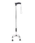 4 Leg Important Walking Stick for Physically Challenged Person | Adjustable Height Heavy Duty, Portable| Ideal for Senior Citizen,Old,Light Weight,Medical Walking Light Weight