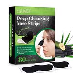 Nose Strips, Blackhead Pore Strips, Blackhead Remover-Deep Cleansing Charcoal Strips, Nose Blackhead Remover Strips, Black Head Remover, Blackhead Pore Strips for Women Men (80 Counts)