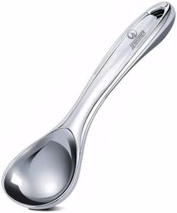 JENNIMER – Cuillère à crème glacée professionnelle en métal avec crochet long, robuste, antigel, facile à prendre en main, incassable, alliage de zinc de haute qualité
