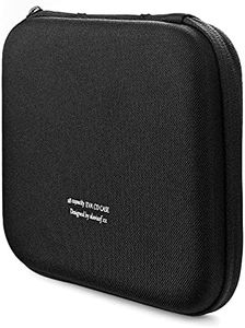 alavisxf xx CD Case, 28 Capacity EVA Protective DVD Case Portable Zipper CD Case Holder Disc Storage Organizer Wallet Bag for Car Home Travel (28 Capacity, Black28)