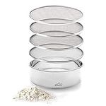 Lacor 4 Mesh Sieve Interchangeable 20 Cm, Stainless Steel, Silver