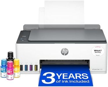 HP Smart Tank 5105 All in One Printer | Perfect for Home | Colour | Wireless | Print, Scan, Copy | Refillable, Includes up to 3 Years of Ink | Smart Buttons | Easy Setup | Reliable Wi-Fi