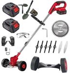 BLOOM CREATION Grass Machine Lawn Set 12v Betteries Cordless Machine for Garden, 4-เภ-1 Lightweight Brushless Motor Weed Eater Cordless Brush CutterString Trimmer, for Lawn, Yard and Bush Trimming