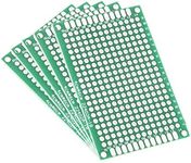 Sourcingmap 5pcs 4x6cm Double Sided PCB Board Universal Printed Circuit Proto Board for DIY Soldering Electronic Projects Practice Test Circuit