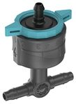 Gardena Micro-Drip-System Adjustable Inline Drip Head 1 to 8 l/h, pressure-equalising: For plants with different water requirements, simple connection technology (13314-20)