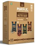 Eat Anytime Mindful Healthy Assorted Millet Energy Bar | Gluten Free & High Fiber | Energy Bar Sugar Free| Healthy Bar & Breakfast Protein Bar | Millet Bar/Energy Bar-300gm (12pcs of 25gm)