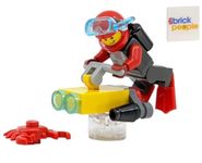 LEGO City: Scuba Diver with Underwater Scooter and Crab