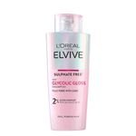 L'Oreal Paris Elvive Glycolic Gloss Shampoo, With Gloss Complex and Glycolic Acid, Fills and Seals Hair Fibres, For Long-lasting, Smooth and Shiny, Sulphate Free, Ideal for Dull Hair, 200ml