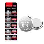 Warriors 5X 2025 CR2025 Coin Button Cell 3V 3 Volt Lithium Batteries 5X Child Resistance Safety Package Retail Pack