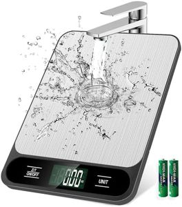 Kitchen Scales,10kg/1g Digital Food Scale Coffee Scale Weight Grams and Ouncesfor Baking, Cooking, and Meal Prep, 6 Units with Tare Function, LCD Display, Easy Clean Stainless Steel Kitchen Scale