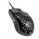 Cooler Master MM710 Glossy Black Gaming Mouse with Lightweight Honeycomb Shell, Ultraweave Cable, 16000 DPI Optical Sensor