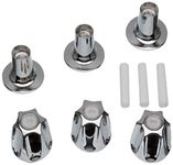 Danco, Inc. 81428 I Price Pfister Bath Tub and Shower, A Pack of 3 Handle Flanges, Chrome