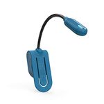 The Original Mighty Bright MiniFlex2 Book Light, Ultra Lightweight Reading Light, Portable Travel Light, 24 Hour Battery Life, Perfect for Kids, Bookworms, Reading in Bed (Blue)