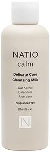 Natio Australia Calm Delicate Care Cleansing Milk 200ml - Calming Cleanser for Delicate & Sensitive Skin - Calendula, Oat Kernel & Aloe Vera - Fragrace Free & Made in Australia