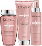Kérastase Chroma Absolu, Anti-Fading Routine to Maintain Coloured Hair, Contains Hydrating Shampoo, Strengthening Conditioner & Heat Protectant Serum, Trio Set