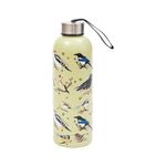 Eco Chic Reusable Thermal Bottle Stainless Steel Leakproof Insulated Water Bottle (Wild Birds Green)