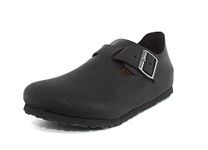 Birkenstock Unisex London Black Oiled Leather 43 R (US Men's 10-10.5/US Women's 12-12.5)