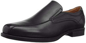 Florsheim Men's Medfield Bike Toe Slip Loafer Dress Shoe, Black, 8 Wide