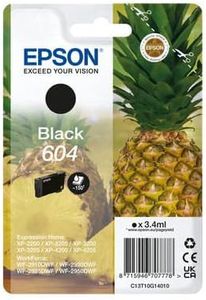 Epson 604 - Std Capacity - Black Ink Cartridge for XP-2200, XP-3200, XP-4200, WF-2910, WF-2930, WF-2950, C13T10G192