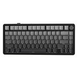 ATTACK SHARK X85 Gasket Mechanical Keyboard with Knob,75% Tri-Mode(BT5.0/2.4G/USB-C) Wireless Gaming Keyboard &Five-Layer Padding, RGB,5000mAh, Hot-Swappable Side Print PBT Keycaps(Black Gradient)