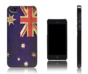 Xcessor Vintage Looking Australian Flag Case for iPhone SE / 5 / 5S