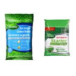 Scotts Turf Builder Grass Seed All Purpose Mix 5Kg + Scotts Turf Builder Starter Lawn Food (24-25-4) 4.7kg