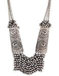 C&G INDIA Fashion Brass Design Traditional Necklace Jewellery Set for Women (Long Necklace)