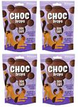 4 PACK ROSEWOOD CHOC DROPS DOG SAFE CHOCOLATE TREAT TRAINING BITE SIZE TREAT BUTTONS 200G