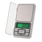 ATOM A 100 Series Digital Pocket Weighing Scale, 200g Capacity with 0.01g Precision | Auto Calibration & Tare Function | Jewellery, Kitchen, Lab Use | 2 AAA Batteries Included. For Domestic use only