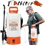 PetraTools 2 Gallon Battery Powered Sprayer, Electric Sprayers in Lawn and Garden with Easy-to-Carry Strap, Weed Sprayer, Electric Sprayer 2 Gallon with Long-Lasting Battery Life - 2 Gallon ProKit