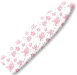 Extra Thick Ironing Board Cover and Pad, Cherry Blossoms 15x54 Ironing Board Cover, Resist Scorching and Staining,Elastic Edges,Pink Floral Leaves Spring Flower White