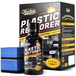 Plastic Restorer for Cars, Black Trim Restorer, Ceramic Crystal Coating Highly Concentrated, Lasting Up to 6 Months+ with UV Protection, Restore Automotive Exterior Protectant